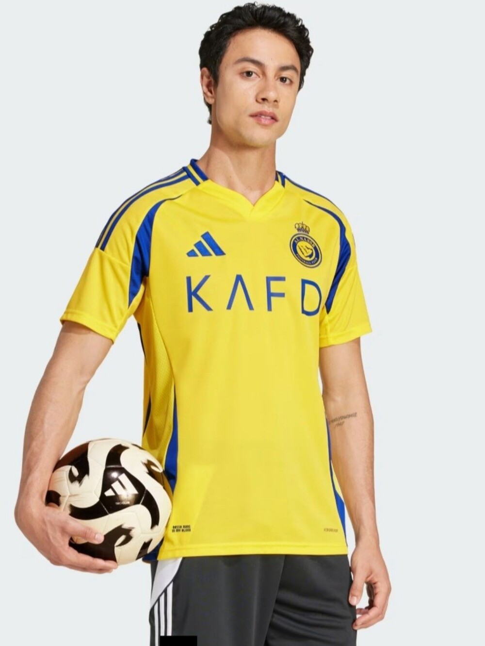 NWT ALNASSR FC 24/25 RONALDO 7 HOME FOOTBALL MEN'S SOCCER JERSEY SIZE X-LARGE